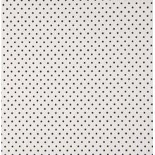 Плат Poplin - Малки черни точки на бял фон, 50 х 46 см Плат Poplin - Малки черни точки на бял фон, 50 х 46 см